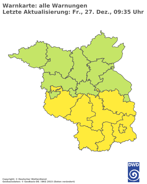 Aktuelle Wetterwarnungen für  Barnim