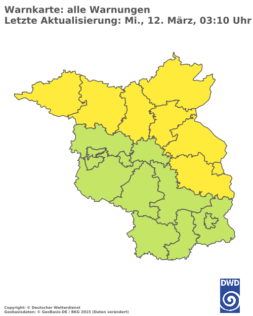 Aktuelle Wetterwarnungen für  Barnim